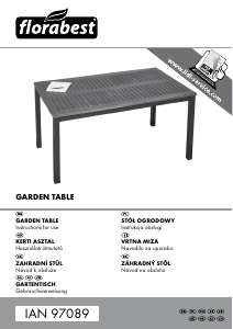 Manuál Florabest IAN 97089 Zahradní stolek