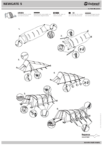 Manual Outwell Newgate 5 Tent