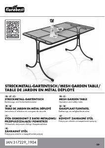 Manual Florabest IAN 317229 Garden Table