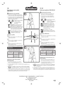 Handleiding Florabest FAB 500 A1 Takkenschaar