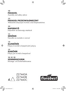 Instrukcja Florabest IAN 79250 Parasol