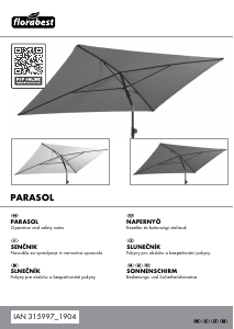 Bedienungsanleitung Florabest IAN 315997 Sonnenschirm