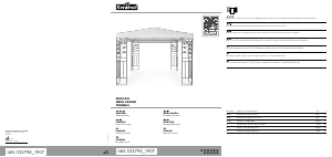 Bedienungsanleitung Florabest IAN 332795 Gartenzelt