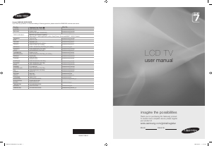 Bruksanvisning Samsung LE32A766R1W LCD TV
