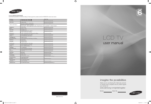 Bruksanvisning Samsung LE40A676A1W LCD-TV