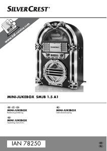 Bruksanvisning SilverCrest IAN 78250 Jukebox
