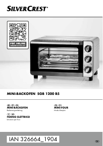 Manuale SilverCrest IAN 326664 Forno