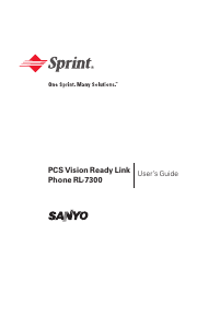 Handleiding Sanyo RL-7300 (Sprint) Mobiele telefoon