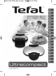 Priručnik Tefal WM310D11 Ultracompact Aparat za vafle