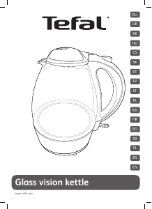 Manual Tefal KI720830 Glass Vision Kettle