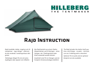 Manual Hilleberg Rajd Tent