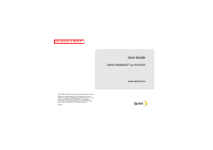 Bruksanvisning Sanyo Innuendo (Sprint) Mobiltelefon
