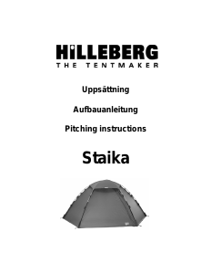Manual Hilleberg Staika Tent
