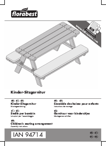Mode d’emploi Florabest IAN 94714 Table de jardin