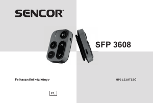 Instrukcja Sencor SFP 3608 Odtwarzacz Mp3