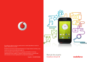 Manual de uso Vodafone Smart III Teléfono móvil