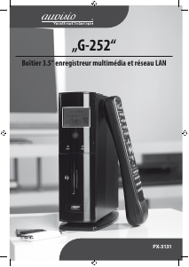 Mode d’emploi Auvisio G-252 Lecteur multimédia