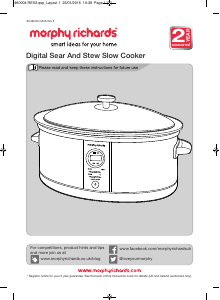 Handleiding Morphy Richards 461005 Slowcooker