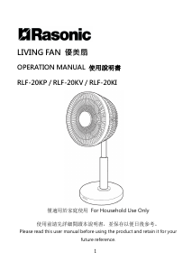 Handleiding Rasonic RLF-20KI Ventilator