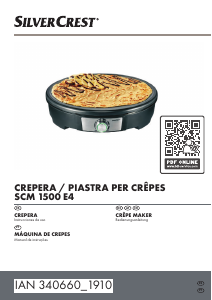 Manual de uso SilverCrest SCM 1500 E4 Crepera