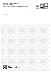 Manual Electrolux EVE602DSD Oven