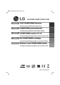 Bruksanvisning LG LAC4700RW Bilradio