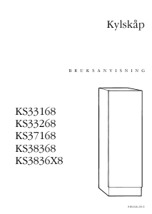 Bruksanvisning ElektroHelios KS33168 Kylskåp