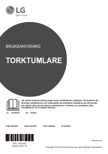 Bruksanvisning LG S0RC308N1W9 Tørketrommel