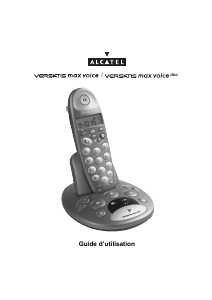 Mode d’emploi Alcatel Versatis Max Voice Téléphone sans fil