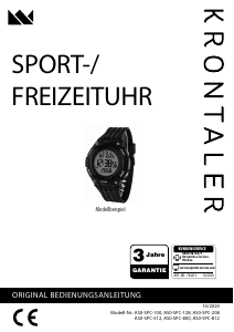 Bedienungsanleitung Krontaler AS0-SPC-128 Sportuhr