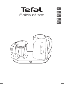 Kullanım kılavuzu Tefal BK510126 Spirit of Tea Çay makinesi