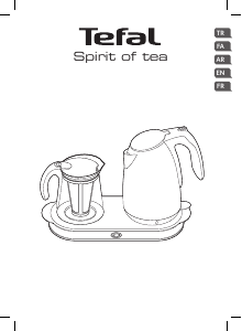 Manual Tefal BK511D26 Spirit of Tea Tea Machine