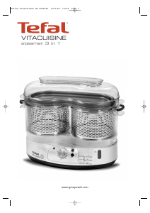 Manual de uso Tefal VS400116 Vitacuisine Vaporera