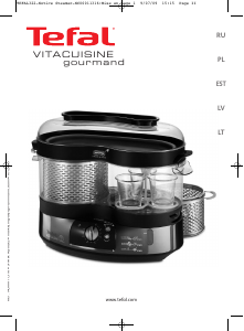Руководство Tefal VS700131 Vitacuisine Gourmand Пароварка