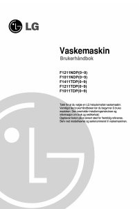 Bruksanvisning LG F1211TDP Vaskemaskin