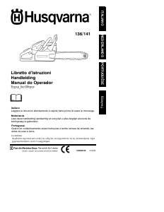 Handleiding Husqvarna 136 Kettingzaag