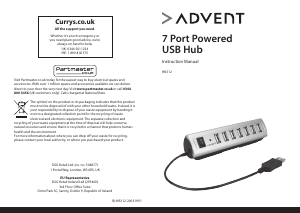 Handleiding Advent HB312 USB hub