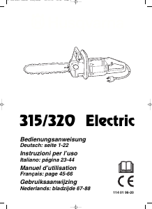 Handleiding Husqvarna 315 Kettingzaag