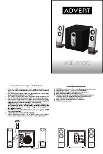 Manual Advent ADE-210C Speaker