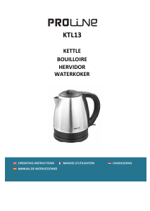 Mode d’emploi Proline KTL13 Bouilloire