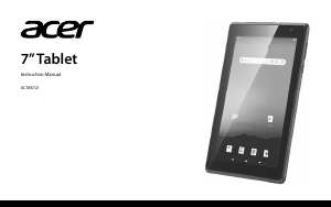 Handleiding Acer ACTAB721 Tablet