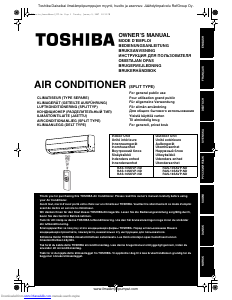 Brugsanvisning Toshiba RAS-10SAVP-ND Varmepumpe