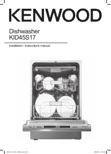 Manual Kenwood KID45S17 Dishwasher