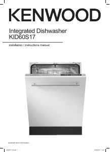 Manual Kenwood KID60S17 Dishwasher