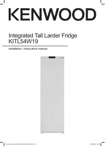 Manual Kenwood KITL54W19 Refrigerator