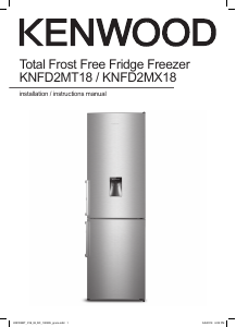 Bruksanvisning Kenwood KNFD2MX18 Kyl-frys