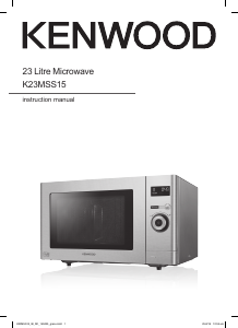 Manual Kenwood K23MSS15 Microwave