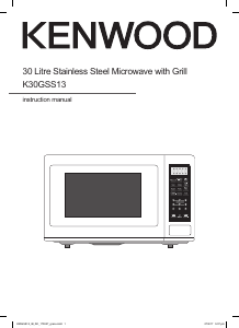 Handleiding Kenwood K30GSS13 Magnetron