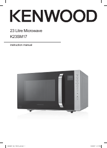 Manual Kenwood K23SM17 Microwave