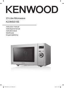 Bruksanvisning Kenwood K23MSS15E Mikrovågsugn